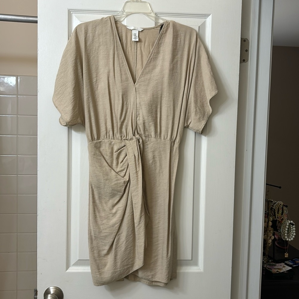 H&M Faux Wrap Dress Size M